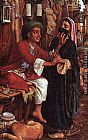 William Holman Hunt Canvas Paintings - The Lantern Maker's Courtship
